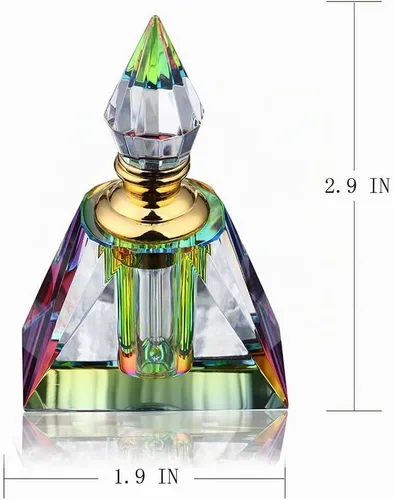 Vista 2 de Minibotellas de perfume egipcias rellenables de 3 ml, H&D