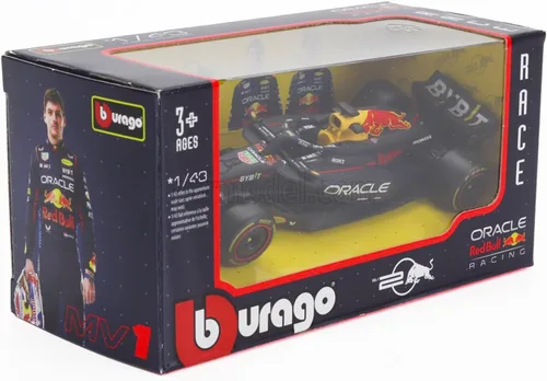Vista 7 de Bburago 1/43 - Red Bull Racing RB20 F1 GP 2024 Race Collection #1 Max Verstappen