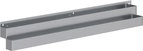 Vista 22 de AmGood 36 in. Rack de carril de velocidad de acero inoxidable de doble nivel para barras comerciales, NSF