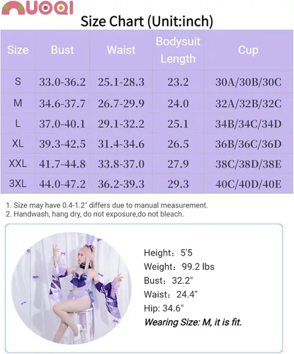 Vista 4 de Nuoqi Disfraz de conejo de Dva para cosplay, disfraz de Hana Song Dva Bunny Girl