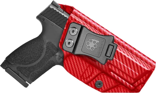 Vista 9 de Amberide IWB KYDEX Holster Fit Smith and Wesson M&P M2.0 9mm 40 4 and 4.25 Barrel No Red Dot Right Hand Concealed Carry Holster Adjustable Cant