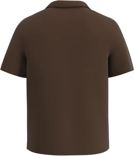 Vista 2 de Camisa de campamento cubano Untuck para hombre, hawaiano, guayabera Argyle