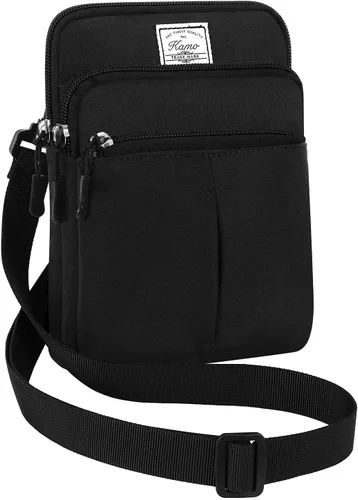 Vista 21 de Kamo Bolso Multifuncional para Teléfono de Un Solo Hombro, Bolso de Cintura para Teléfono, Bolso Diagonal Cruzado, Estuche para Teléfono Inteligente