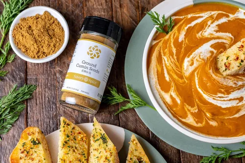 Vista 6 de Savory Spice - Semillas de comino molido, condimento en polvo de comino molido (Comino) (bolsa de 1/2 taza - Neto: 2.05 oz)