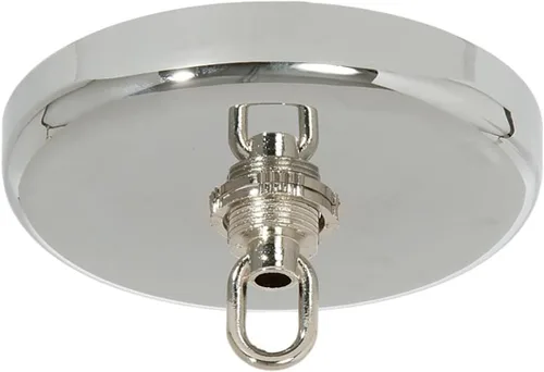 Vista 5 de B&P Lamp Kit de placa de techo redondeada (bronce antiguo)