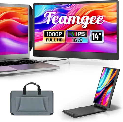 Vista 11 de Teamgee Extensor de pantalla portátil IPS Monitor portátil 15.6