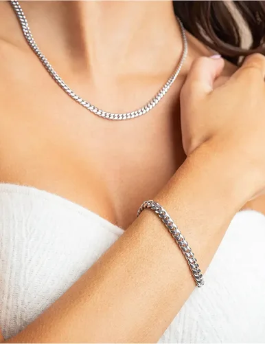 Vista 3 de 925 Sterling Silver Cuban Link Chain Bracelet 3mm 5mm 8mm Silver Bracelet for Men Women 6.5-9 Inches