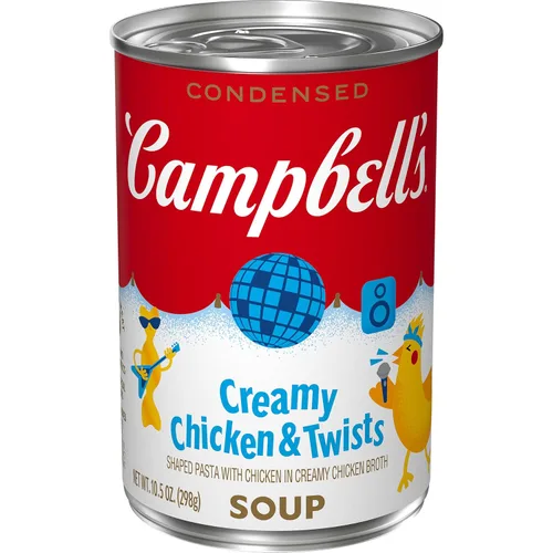 Vista 20 de Campbell's Sopa condensada de fideos con queso cheddar para niños, lata de 10.5 onzas