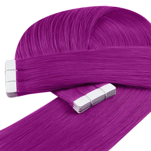 Vista 60 de YoungSee Extensiones de Cabello Humano con Cinta Balayage Extensiones de Cabello con Cinta Marrón Oscuro Extensiones de Cabello con Cinta Ombre