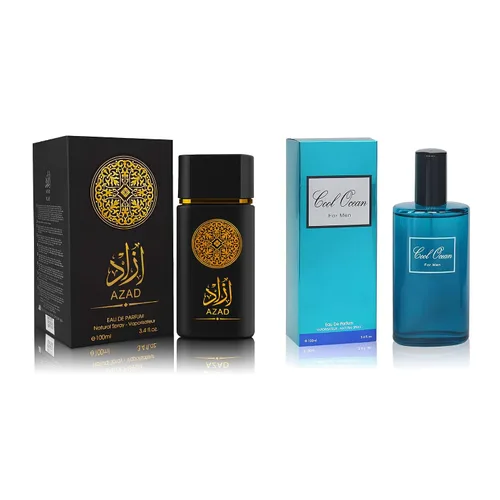 Vista 15 de Set de Perfume para Hombre AZAR, 2 x 100ml Eau de Parfum Fragancia Especiada y Amadeirada con Tabaco, Café y Vainilla Aroma Audaz y Sofisticado