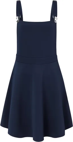 Vista 2 de YOINS - Minifaldas overol femeninas con tirantes ajustables, plisadas