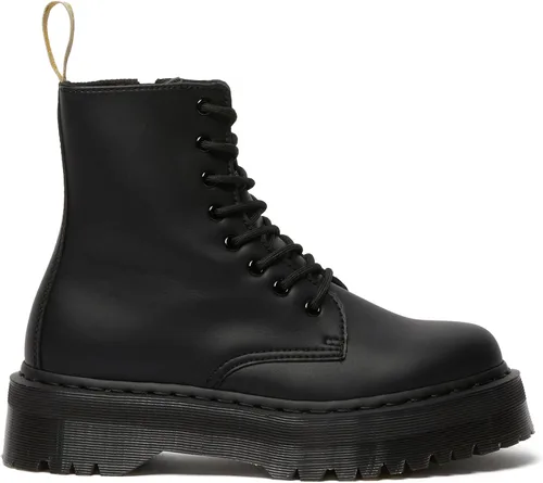 Vista 4 de Dr. Martens, Vegan Jadon II - Botas de plataforma sintética de 8 ojales para hombre y mujer