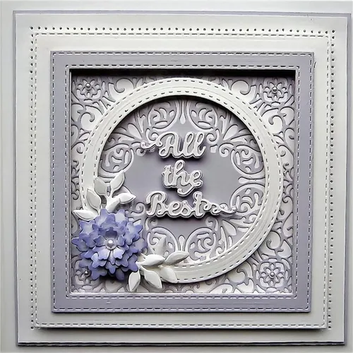 Vista 7 de All The Best Words Greetings - Troqueles de corte de metal para manualidades, álbumes de recortes, plantillas en relieve, álbum, tarjetas de regalo