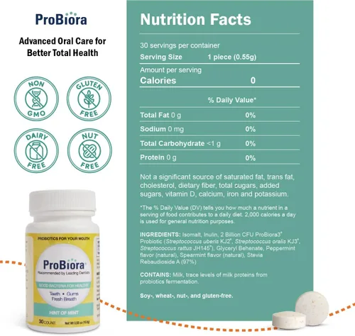Vista 3 de Evoraplus Mentas Probióticas de Oragenics
