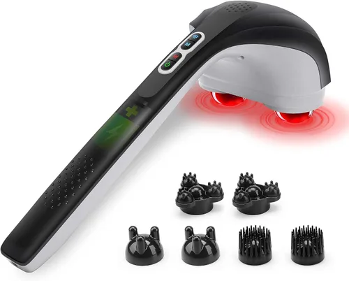 Vista 3 de Snailax Paquete de almohadilla para silla de masaje de cuerpo completo y masajeador de percusión de mano