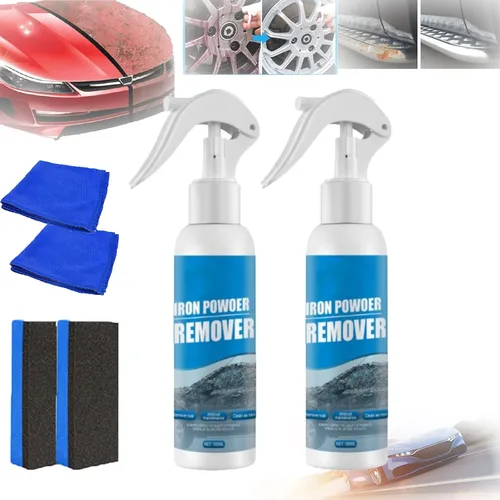 Vista 12 de RJDJ Spray de eliminación de óxido para automóvil, limpiador de pintura de metal, removedor de óxido, limpiador multifuncional de hierro