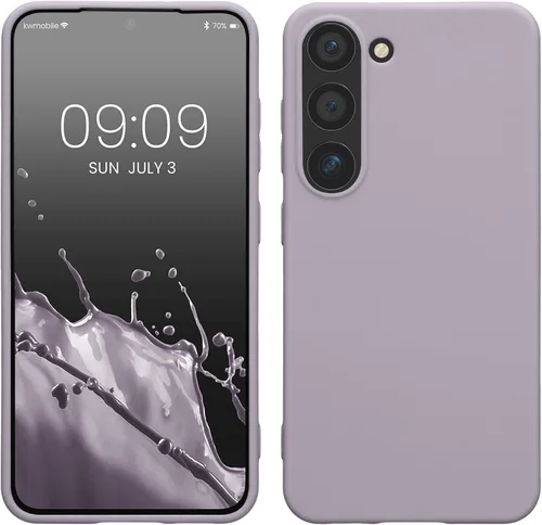 Vista 36 de kwmobile Funda compatible con Samsung Galaxy S23 - Funda protectora de silicona TPU suave y delgada - Piedra antigua