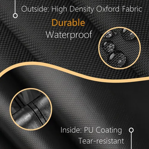 Vista 6 de FLYMEI Funda de columpio para exteriores, cubierta de hamaca de 2 plazas triples para porche, toldo y otros muebles de patio, impermeable