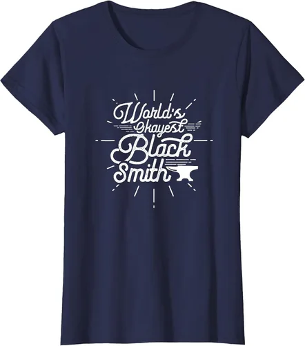 Vista 83 de Blacksmith Blacksmithing Forge Metalsmith Forging T-Shirt Asphalt Grey