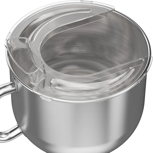 Vista 4 de Sutil recubierto de plata para tapa de protección contra salpicaduras tazón de mezcla máquina de cocina chef multifunción máquina de cocina