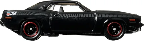 Vista 3 de Hot Wheels Coche de juguete, Fast & Furious a escala 1:64 Die-Cast 1970 Plymouth AAR Cuda para coleccionistas inspirados en la franquicia