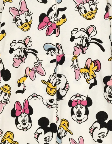 Vista 4 de Disney Mickey Mouse Goofy Donald Duck Daisy Duck - Overol de forro polar con cremallera para bebés y niños pequeños