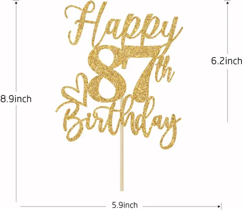 Vista 54 de Decoración para pastel de cumpleaños número 10, decoraciones de cumpleaños número 10, doble dígito, Hello 10, suministros para fiesta de cumpleaños