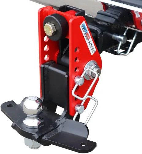 Vista 2 de Shocker - Cojín de impacto con control de balanceo, se adapta a enganche de 2-1/2 pulgadas, tiene bola de 2 pulgadas