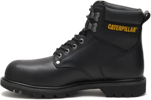 Vista 5 de CAT Botas de trabajo Second Shift con punta de acero para hombre Negro