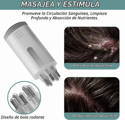 Vista 8 de Aplicador de minoxidil, aplicador de aceite de cuero cabelludo. Peine de aceite (plata)