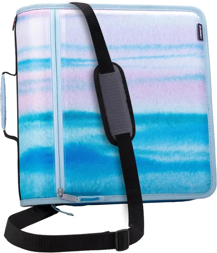 Vista 20 de Case-it Mighty Zip Tab - Carpeta escolar con cremallera Anillas en O de 3 pulgadas, capacidad de 600 hojas, carpeta de archivos expandible de 5 Un