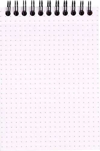 Vista 2 de Rhodia Bloc de notas de 4 x 6 pulgadas, cuadrícula de puntos, micro perforado, 80 hojas negras, paquete de 3