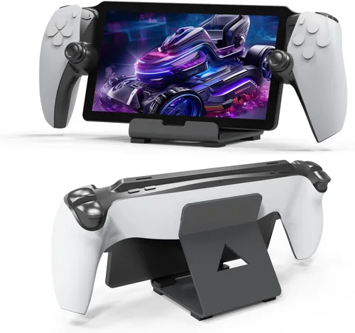 Vista 3 de Levigo Soporte de escritorio para controlador de juegos, compatible con PlayStation Portal/ASUS ROG Ally/Steam Deck/Switch, accesorios para Negro