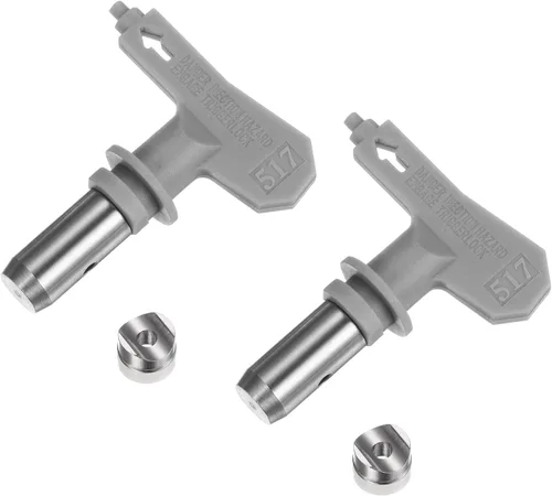 Vista 34 de uxcell 2 puntas de pulverización reversibles para pulverizador sin aire, 109 puntas de boquilla de pulverización de pintura, piezas de máquina