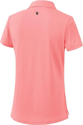 Vista 4 de Polo de golf para mujer, manga corta, absorbe la humedad, ropa de golf para mujer