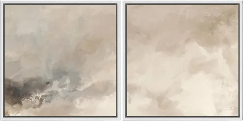 Vista 113 de SIGNFORD Impresión en Lienzo Enmarcado Arte de Pared Art Nouveau Lago de Cisnes Elegantes Ilustraciones de Aves Acuáticas Moderno Boho Naturaleza