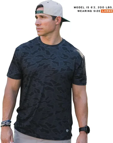 Vista 4 de BURLEBO Go to Tee - Camiseta ligera de rendimiento para hombre con protección solar UPF 50