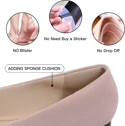 Vista 2 de MUSSHOE - Zapatos planos de mujer, cómodos y sin cordones