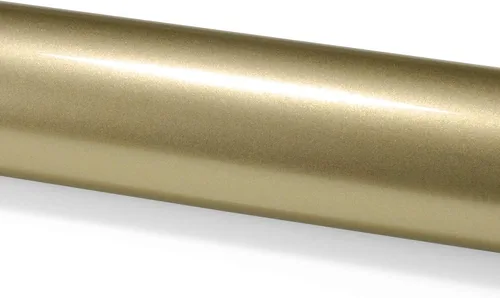 Vista 3 de 2 piezas de 4 x 8 pulgadas (10 x 20 cm) Muestra de película adhesiva de vinilo metálico brillante en color dorado champán para automóvil