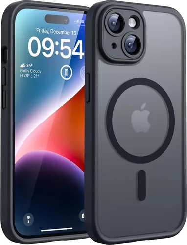 Vista 267 de TOCOL Funda para iPhone 11, compatible con Magsafe, protección completa de cámara, imanes integrados, protección contra caídas, funda translúcida