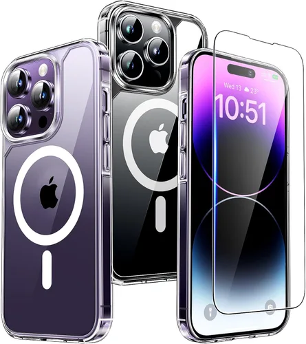 Vista 88 de TAURI Funda para iPhone 17, antiamarilleamiento con protector de pantalla, protección de grado militar, a prueba de golpes, delgada para iPhone 17
