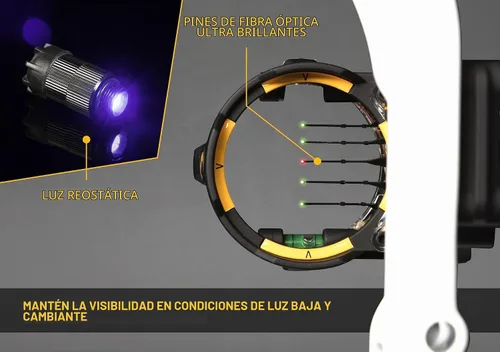 Vista 5 de Trophy Ridge React H5 - Mira de proa, mira de 5 pines, herramienta menos ajuste de viento y elevación, nivelación de segundo eje, luz de clic