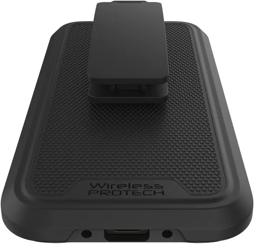 Vista 7 de Funda compatible con Kyocera DuraSport Phone Modelo C6930. Funda giratoria resistente con clip para cinturón y funda de TPU flexible y resistente