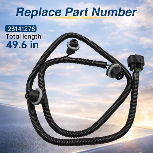 Vista 5 de Arnés de cableado de la lámpara trasera del lado del conductor compatible con Chevrolet Silverado 1500 2014 2015, 2500 3500 HD 2015, GMC Sierra 3500