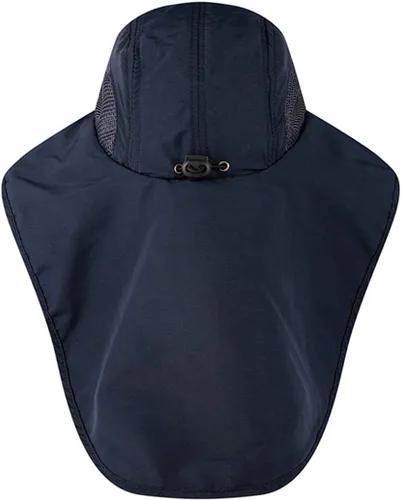 Vista 3 de Sombrero de ala ancha para hombres y mujeres, protección solar UPF 50+, gorra de safari plegable, sombrero de pesca con solapa para el cuello