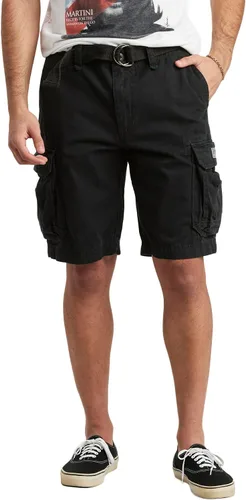 Vista 46 de Unionbay Survivor pantalones cortos de cargo con cinturón para hombre
