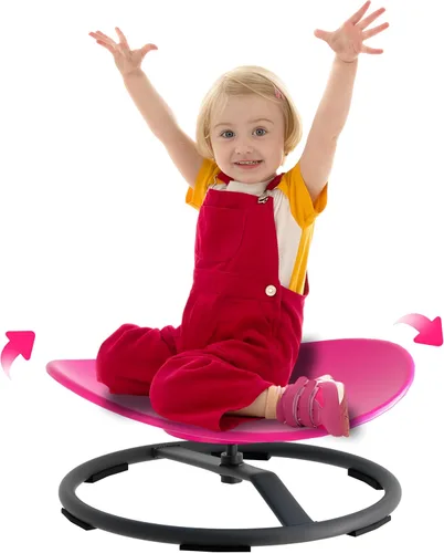 Vista 9 de Silla giratoria para niños autistas, silla giratoria sensorial para niños con autismo, TDAH, juguetes sensoriales para sentarse y girar para niños