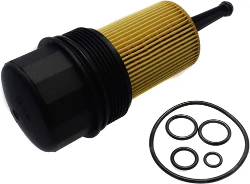 Vista 4 de Filtro de aceite de motor con tapa de cubierta de carcasa 6111800010 para Dodge Sprinter 2500 3500 2003-2006 para Freightliner Sprinter 2500 3500