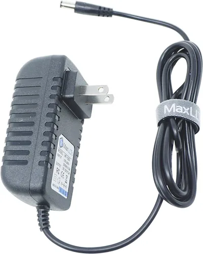 Vista 2 de MaxLLTo Cargador adaptador de corriente de pared de repuesto extra largo de 6 pies 12V 2A AC/DC para Yamaha PSR-E Series, PSR-E203, PSR-E213