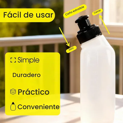 Vista 3 de GAQWOK Paquete de 2 botellas de agua para bicicleta sin BPA de 10 onzas
